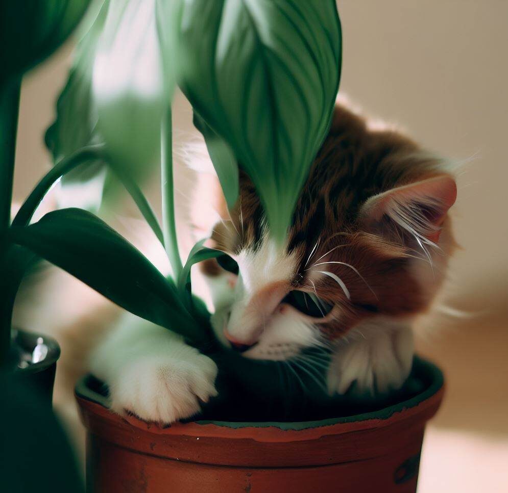 How To Keep Cats Away From Peace Lily?